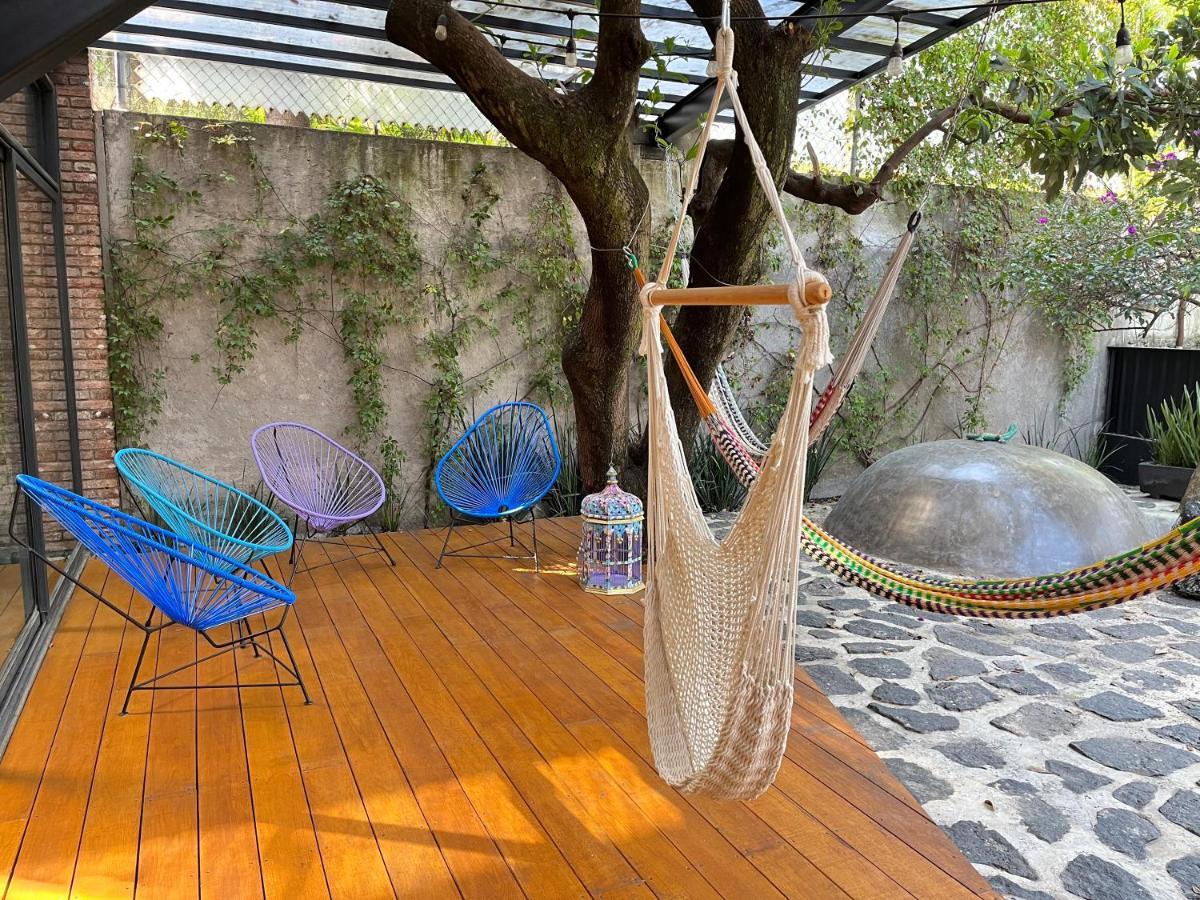 メキシコシティ Mi Refugio San Angelヴィラ エクステリア 写真